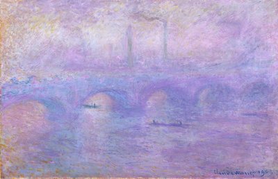 Waterloo Bridge in Fog by Claude Monet